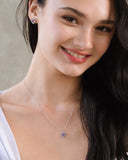 Purple Heart Lavender Amethyst Set in Sterling Silver