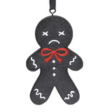 Spooky Gingerbread Man Hanging Ornament