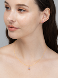 Essential Amethyst Jewellery Set in 18k Rose Gold Vermeil