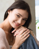 Blue Topaz Oval Stud Earrings in 18k Gold Vermeil