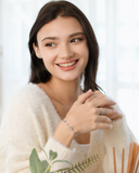 Blue Topaz Oval Stud Earrings in Sterling Silver