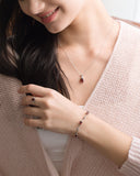 Mini Set 1 - Garnet Jewellery Set in Sterling Silver