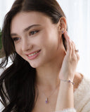 Complete Set - Amethyst Jewellery Set in Sterling Silver