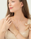 Lavender Amethyst Everyday Jewellery Gift Set in 18k Gold Vermeil