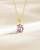 Lavender Amethyst Everyday Jewellery Gift Set in 18k Gold Vermeil