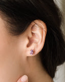 Mini Set 1 - Amethyst Jewellery Set in 18k Rose Gold Vermeil