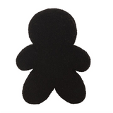Spooky Gingerbread Man Boucle Cushion