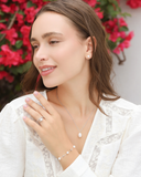 Pearl Stud Earrings in Gold