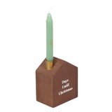 Set of 24 Mini Advent Candles with Holder