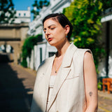 Charis Round Ruby Gemstone Necklace — Artisan Handcrafted