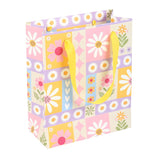 23cm Floral Patchwork Print Gift Bag