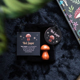 Magical Red Jasper Crystal Mushroom