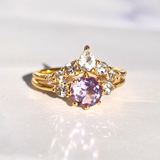 Selene Lavender Amethyst Ring Set in 18k Gold Vermeil