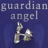 Amethyst Guardian Angel Pin With Swarovski Crystal