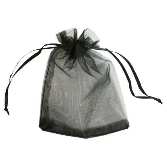 Black Organza Bag