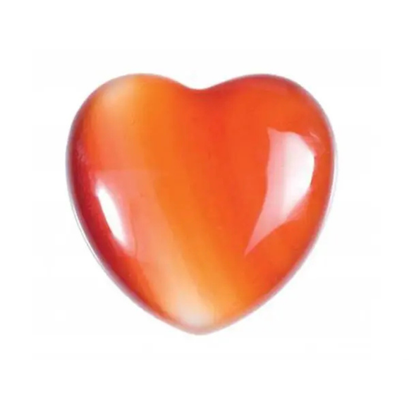 Carnelian Gemstone Heart Small