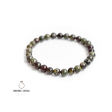 Dragon Blood Gemstone Bracelet - Small Bead