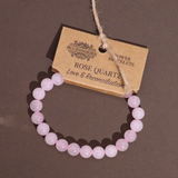 Power Bracelet- Rose Quartz