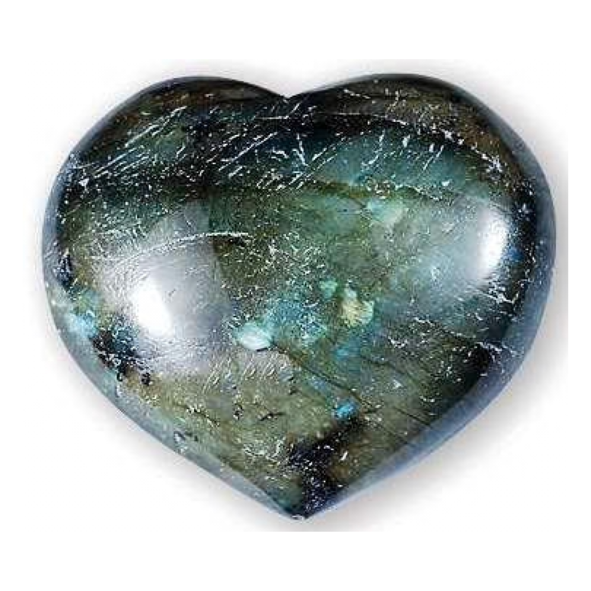Labradorite Gemstone Heart Large