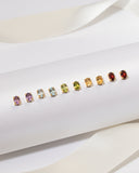 Peridot Oval Stud Earrings in 18k Gold Vermeil