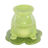 Luna Frog Shaped Oil Burner — Whimsical Ceramic Burner
