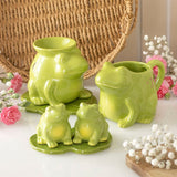 Luna Frog Shaped Oil Burner — Whimsical Ceramic Burner