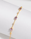 Essential Amethyst Jewellery Set in 18k Gold Vermeil