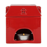 Red Ceramic House Oil Burner