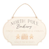North Pole Bakery Hanging Sign