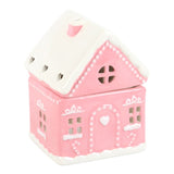 Pink Gingerbread House Ceramic Oil Burner