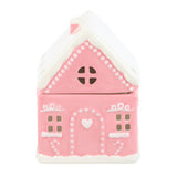 Pink Gingerbread House Ceramic Oil Burner