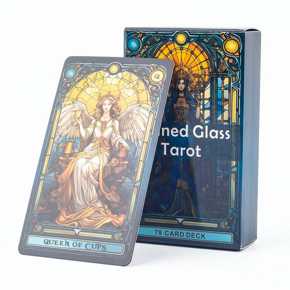Stained Glass Tarot Card – Mini Budget Deck
