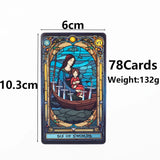 Stained Glass Tarot Card – Mini Budget Deck