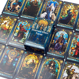Stained Glass Tarot Card – Mini Budget Deck