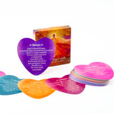 Guardian Angel Heart-Shaped Oracle Cards - Mini Budget Deck