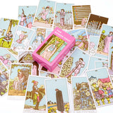 Pink Border Tarot Cards – Mini Budget Tarot