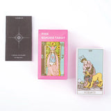 Pink Border Tarot Cards – Mini Budget Tarot