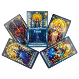 Stained Glass Tarot Card – Mini Budget Deck