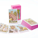 Pink Border Tarot Cards – Mini Budget Tarot