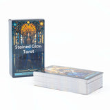 Stained Glass Tarot Card – Mini Budget Deck