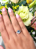 Sky Blue Topaz Ring in Sterling Silver