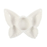 White Butterfly Tealight Candle Holder