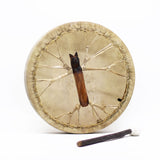 Spirit of the Wolf - Shaman Drum & Stick- Tunable - 40cm