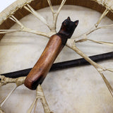 Spirit of the Wolf - Shaman Drum & Stick- Tunable - 40cm