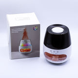 Salt Stone Flame Effect Aroma Diffuser  - White USB - Colour Change and Timer