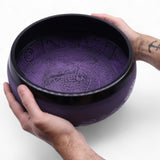 Extra Loud - Mushroom Singing Bowl - Purple Haze (23x10.5cm, 1.3kg)