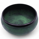 Extra Loud - Mushroom Singing Bowl - Moss Green (23x10.5cm, 1.3kg)