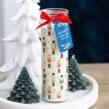 Nutcracker Print Festive Spice Tube Candle