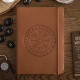 Viking Compass A5 Faux Leather Journal with Pen