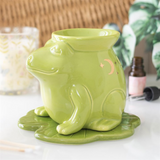 Luna Frog Shaped Oil Burner — Whimsical Ceramic Burner